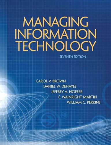 Managing Information Technology 7th Edition