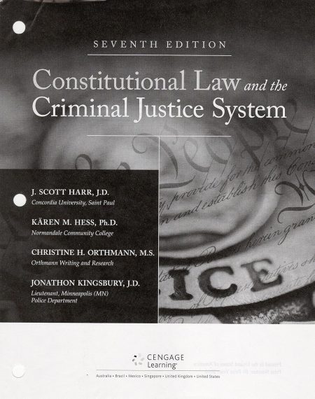 Constitutional Law and the Criminal Justice System 7th Edition