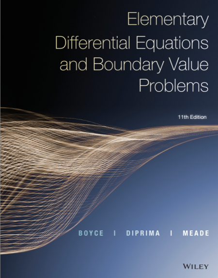 Elementary Differential Equations and Boundary Value Problems 11th Edition