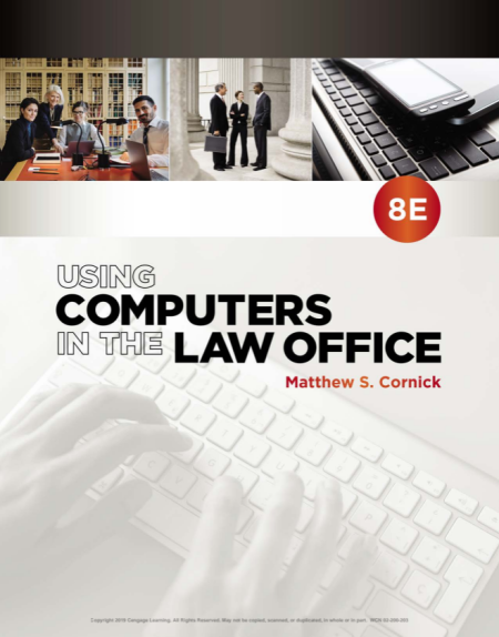 Using Computers in the Law Office 8th Edition